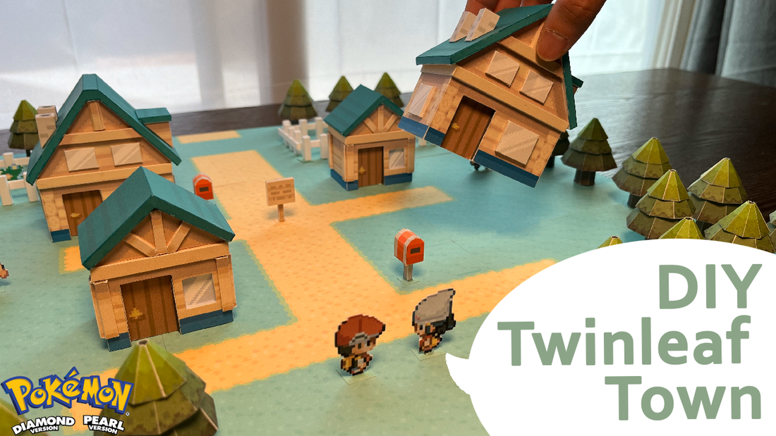 Twinleaf Town Papercraft DIY